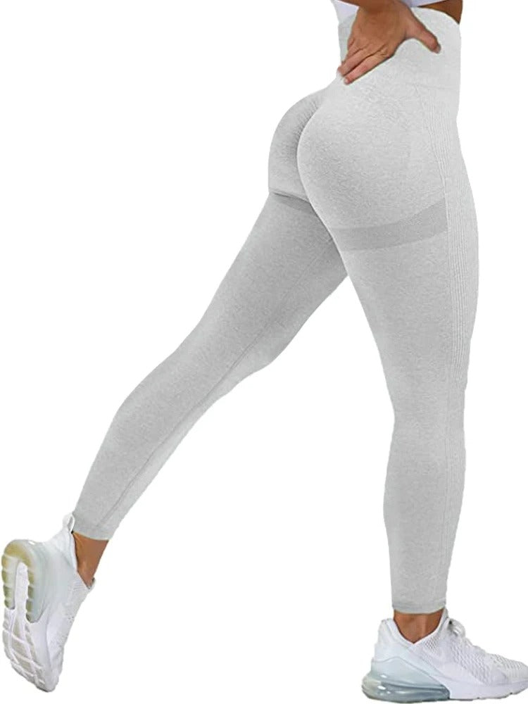 Kvinnors högmidje träningsleggings för gym, yoga, aktiv fritid. Skulpterande passform & stöd.