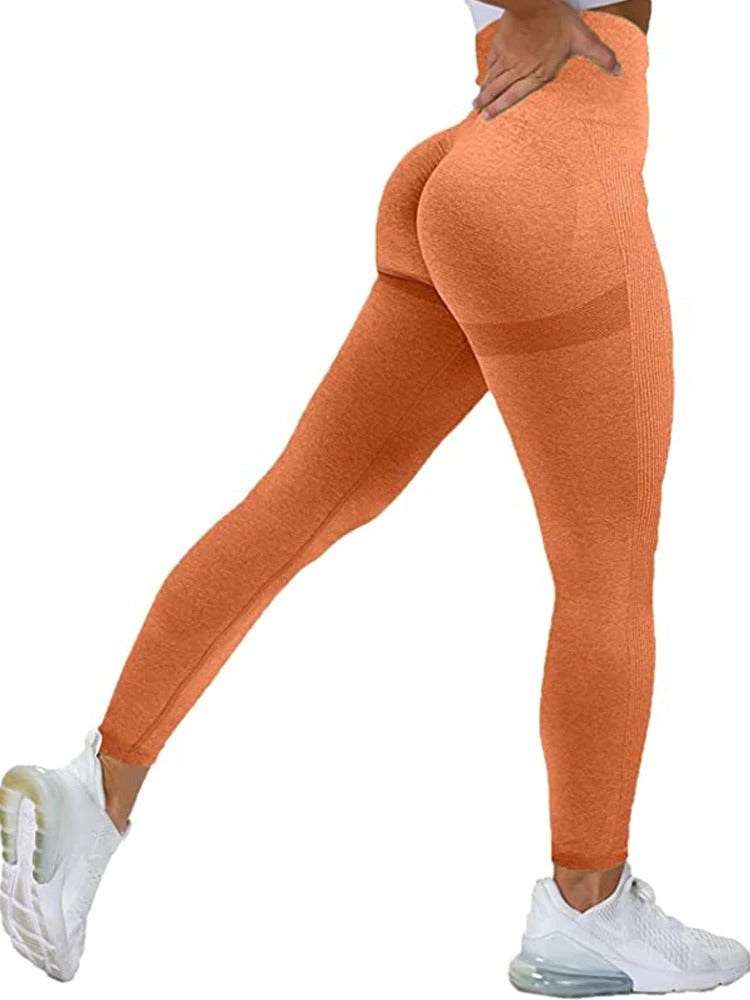 Stödjande högmidje träningsleggings för kvinnor. För intensiva träningspass med full rörelsefrihet.