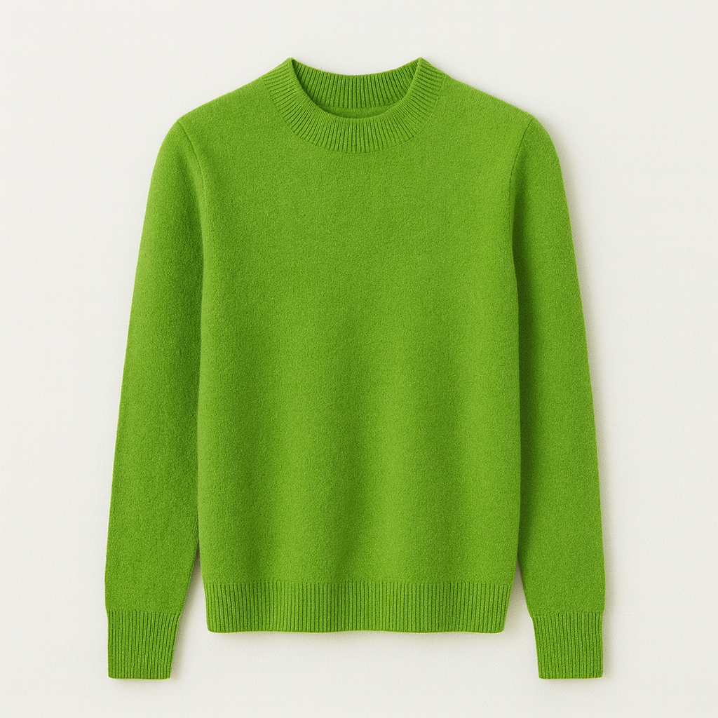 En kvinnors stickad tröja i trendig design, ett måste i varje damgarderob.