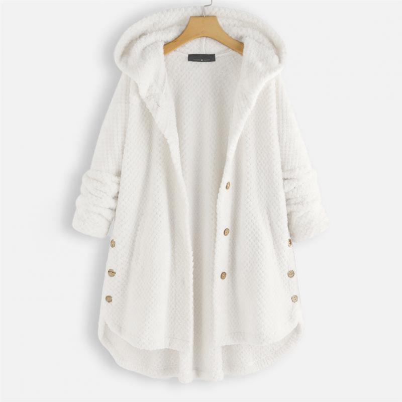 Kvinnors oversized huvjacka för mysig komfort, perfekt för höst- och vintermode.