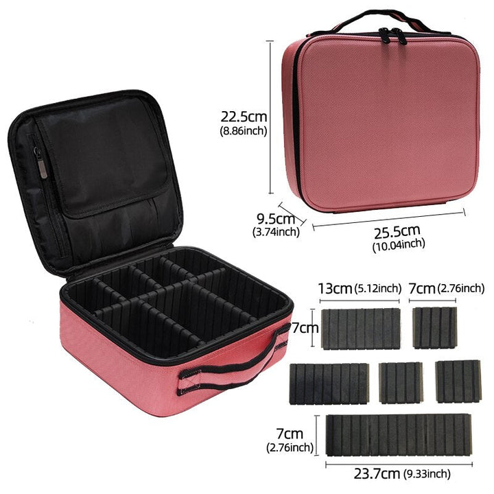 Smart kosmetikväska för kvinnor. Förvaring & organisation av smink, perfekt necessär.