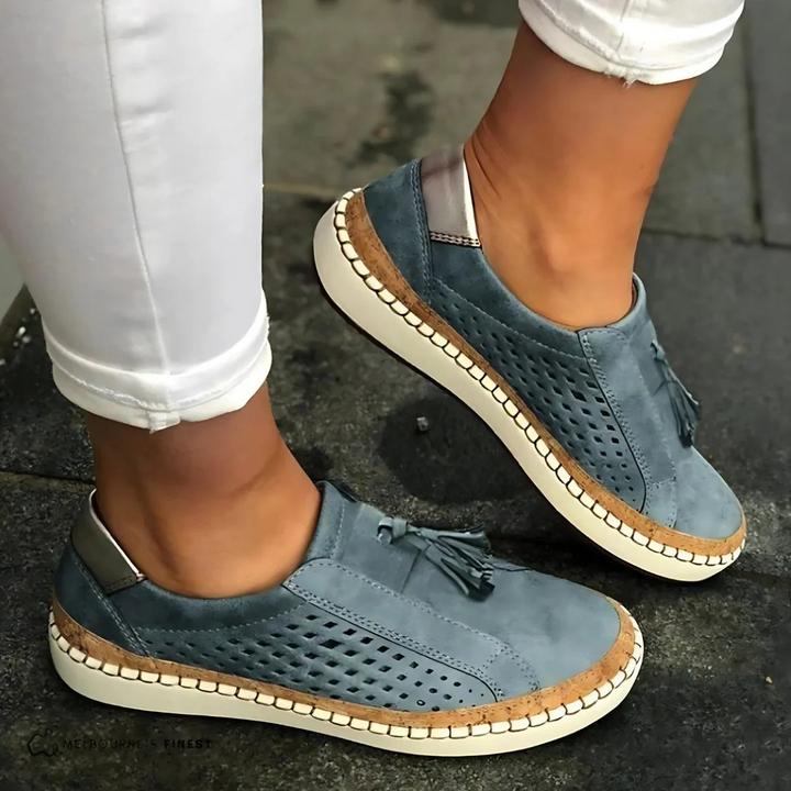 Stilrena kvinnors slip-on skor, perfekta vardagsskor som kombinerar dammode med bekvämlighet för alla tillfällen.