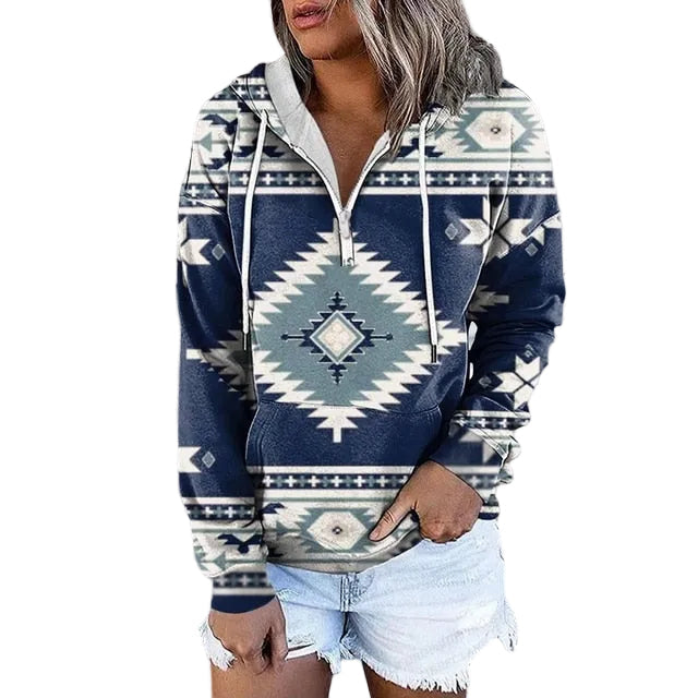 Kvinnors trendiga hoodie för vardagsbruk. Bekväm och stilren huvtröja, perfekt för mångsidigt höst- och vintermode.