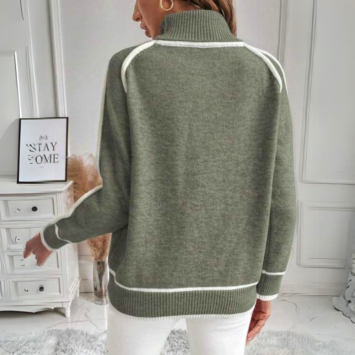 Mångsidig kvinnors vårtröja för avslappnad stil. Lätt och bekväm vardagströja, stilren för dammode.