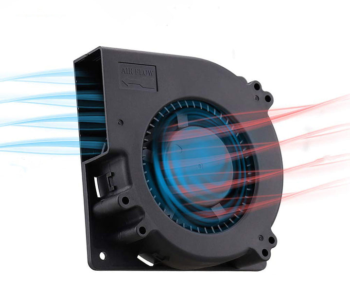 Universal kylfläkt som håller elektroniken sval. Enkel att installera för hem & kontor.