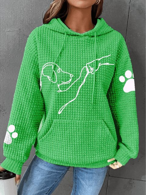 Bekväm lång huvtröja för kvinnor, idealisk som varm och avslappnad vardagsfavorit.