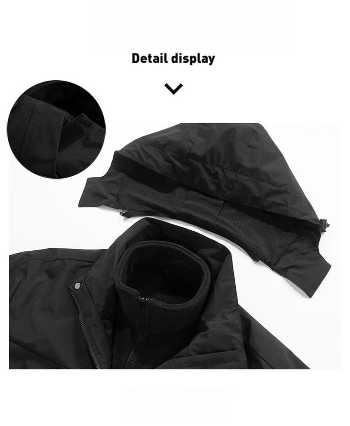 Värmande lång damjacka med huva. Vindtät & vattentät design för maximal komfort under kalla dagar.