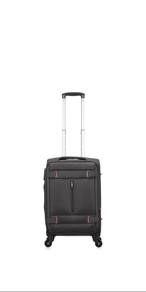 Lätt handbagageväska med snurrhjul, perfekt för smidiga flygresor och weekendresor.