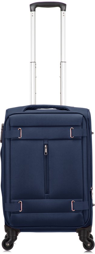 Snygg och funktionell resväska i handbagagestorlek med smidiga snurrhjul och TSA-lås.