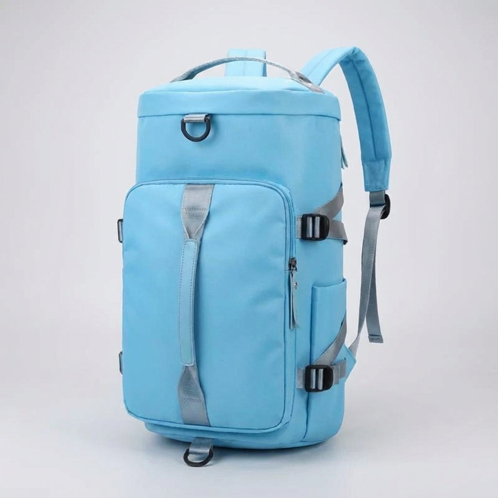 Vattentät och lätt unisex resväska/ryggsäck, perfekt för äventyrliga resor, packning och utomhusaktiviteter.