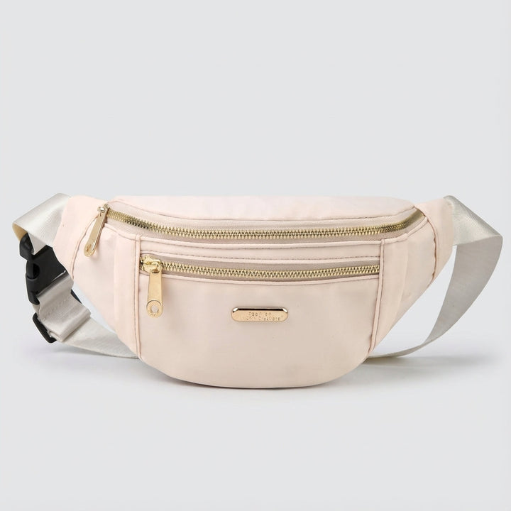 Mångsidig LightPouch nylon midjeväska, bär den som crossbody för enkel åtkomst & stil. Unisex design.