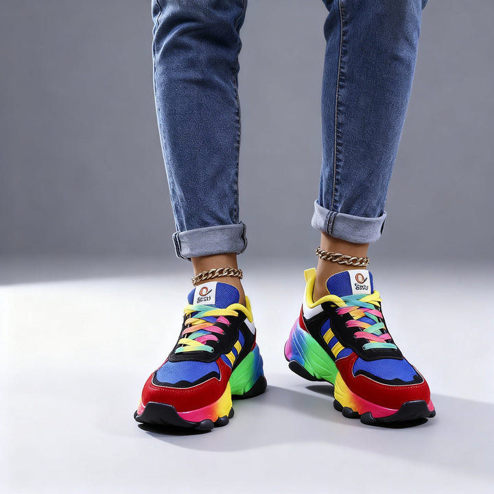 Ortopediska damsneakers med fotstöd & bred tåbox för maximal komfort hela dagen. Perfekt vardagssko.