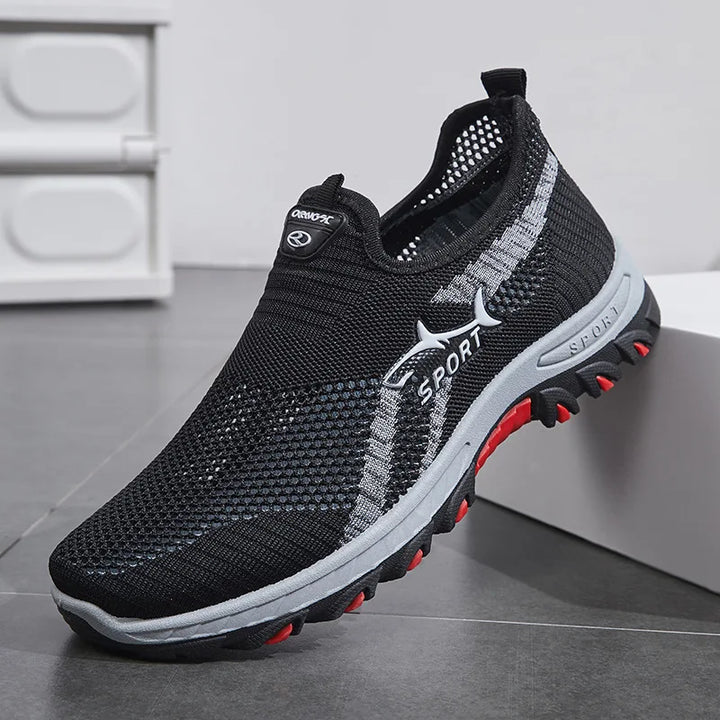 Stilrena bekväma sneakers för herr i modern design. Idealiska som fritids- och promenadskor.