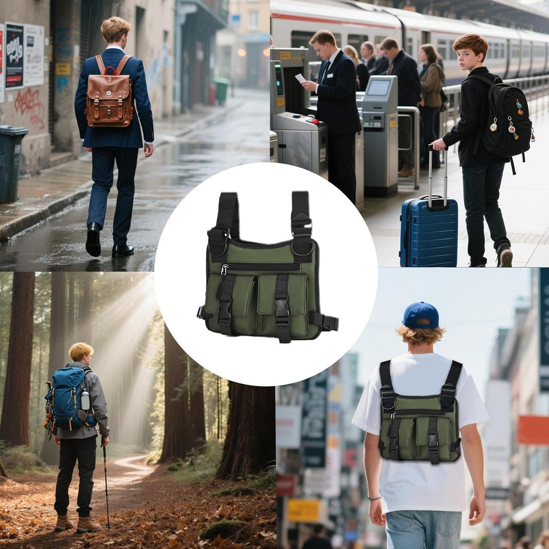 Herrlöparväst med smart förvaring, lättviktig och helt justerbar för bästa passform.