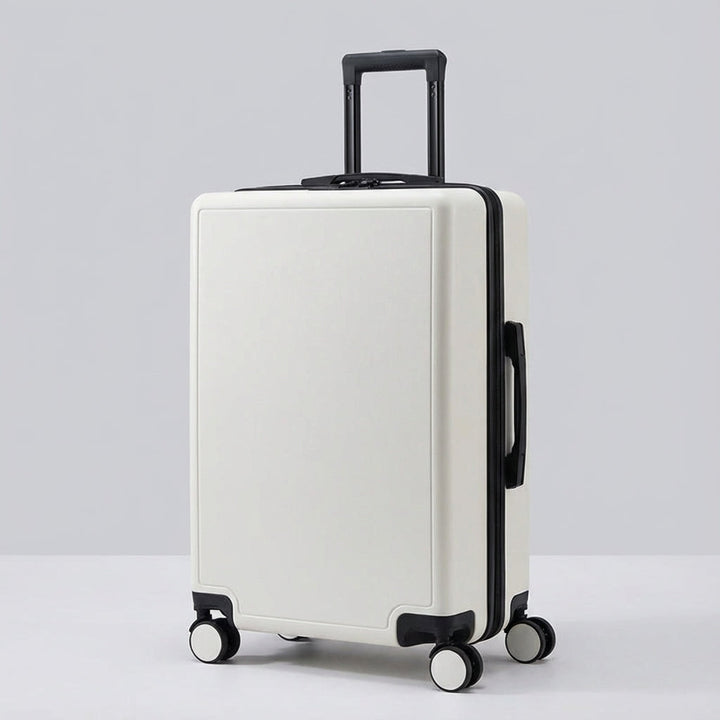 Elegant kabinresväska för weekendresa eller flygresa. Smidig lättvikts trolley med hjul.