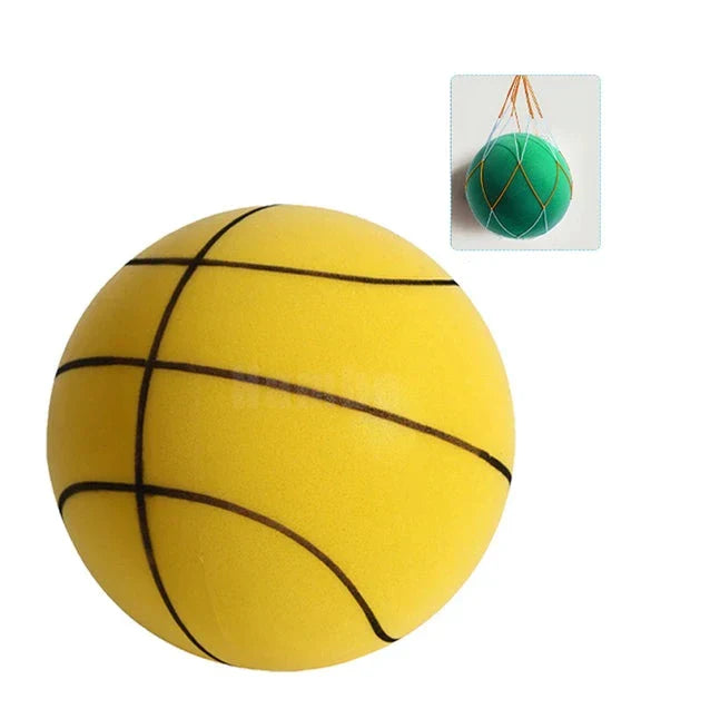 Färggrann tyst basketboll för koordinationsträning och lek, perfekt inomhus.