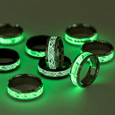 Unisex ring, keltisk drake mönster, rostfritt stål, unik presentidé.