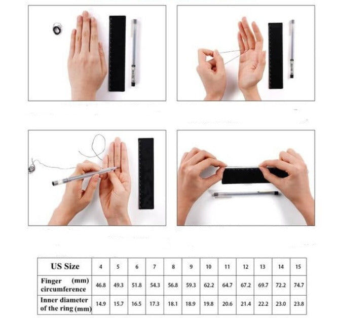 Hand som bär den lysande keltiska drakringen i rostfritt stål, unisex.
