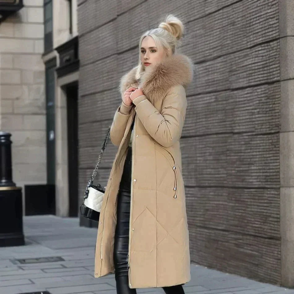 Mångsidig damkappa för höst/vinter, elegant, varm och trendig. Ett lyxigt modeval för alla tillfällen.