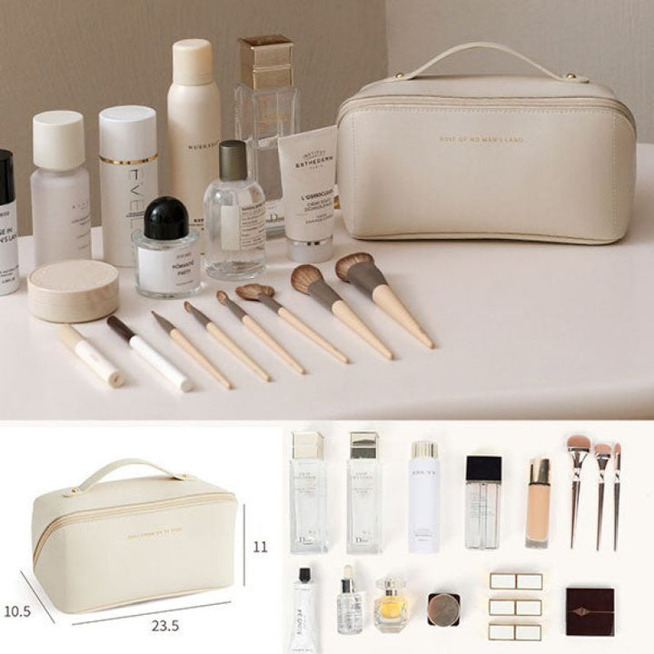 Organiserande skönhetsväska i stilren design för dam. Perfekt för makeup och accessoarer.