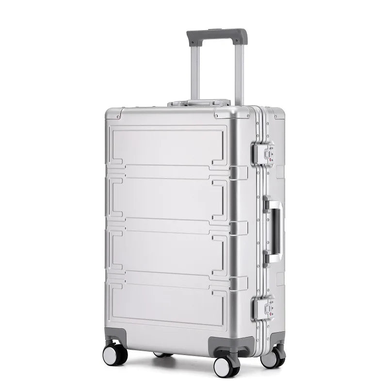 Elegant & robust hårdskalsresväska. Premium bagage med 360° hjul för enkel transport och säkra TSA-lås.