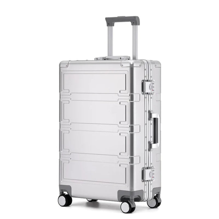 Elegant & robust hårdskalsresväska. Premium bagage med 360° hjul för enkel transport och säkra TSA-lås.