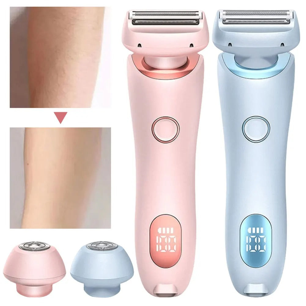 Ergonomisk epilator med strömlinjeformad design, bekväm att hålla för kvinnor.