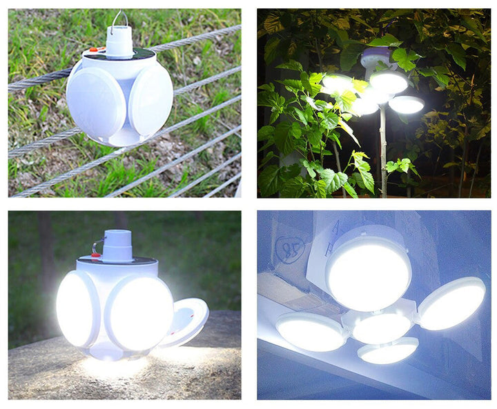 Solcellslykta för krisberedskap, bärbar LED-lampa. Bra som extra belysning i hemmet eller stugan.