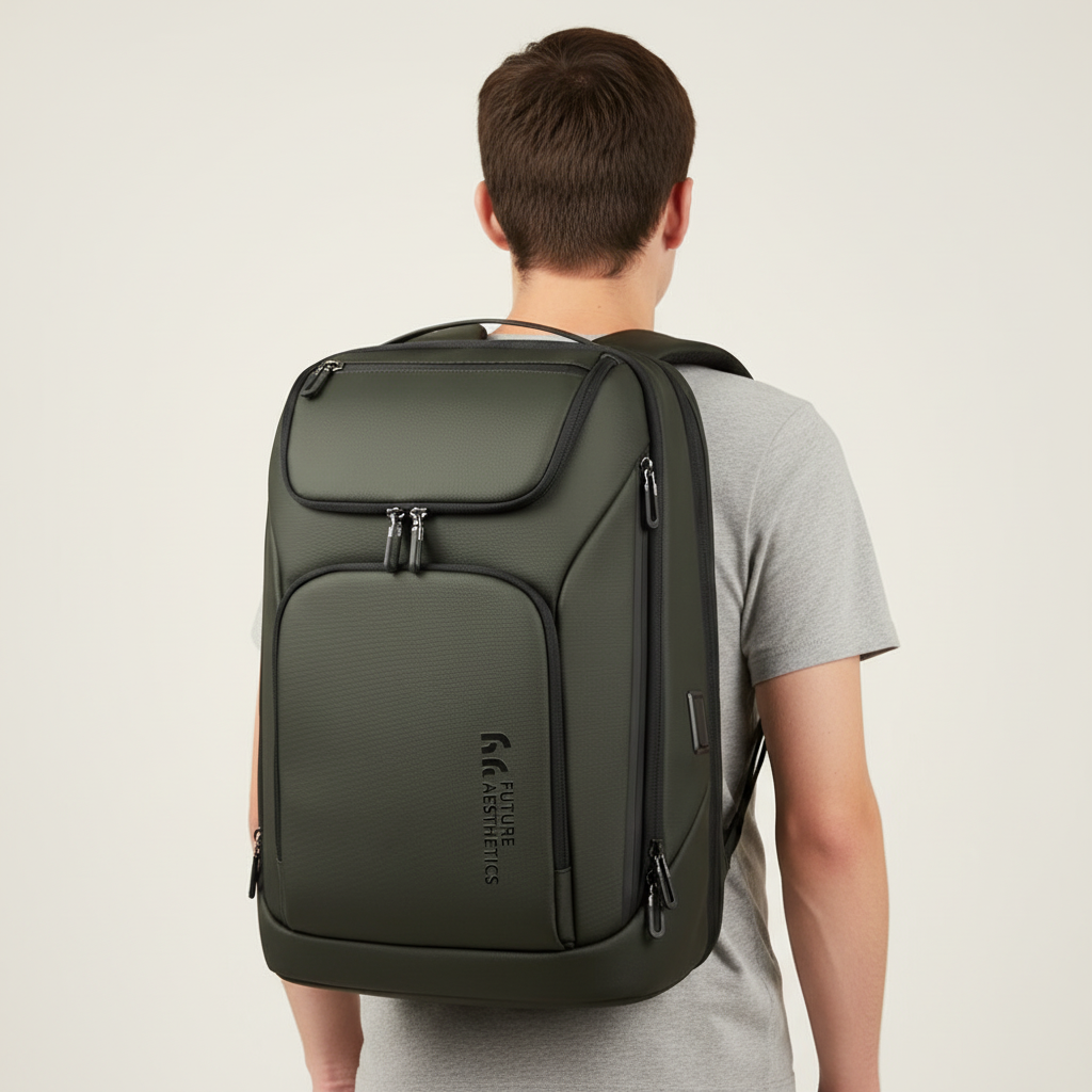 Unisex ryggsäck i modern design, lämplig som vardagsryggsäck eller skolväska för alla.