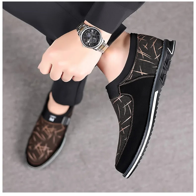Herrloafers burna med chinos, perfekta som sommarskor & vardagsskor.
