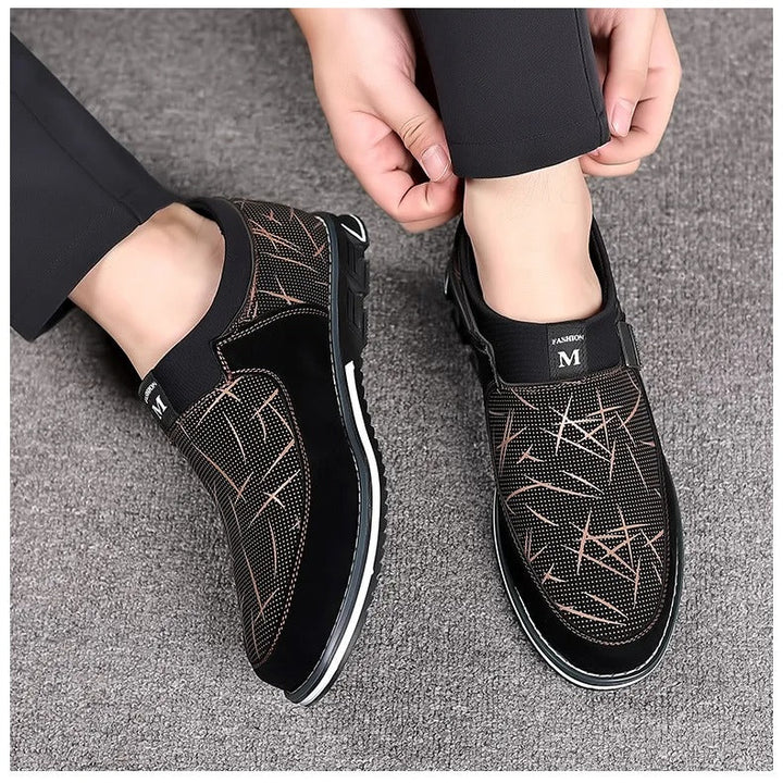 Eleganta dressade loafers för män, idealiska för festskor & smart casual stil.