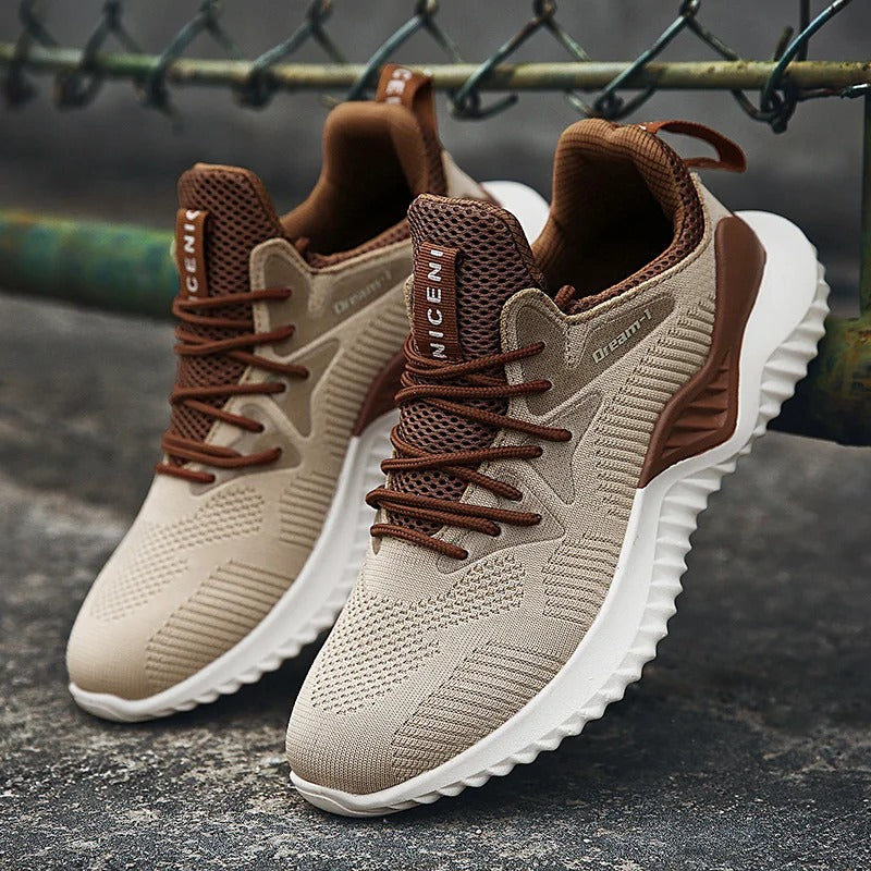 Bekväma herrskor för vardag och sport. Andningsaktiva lättviktssneakers för optimal komfort.