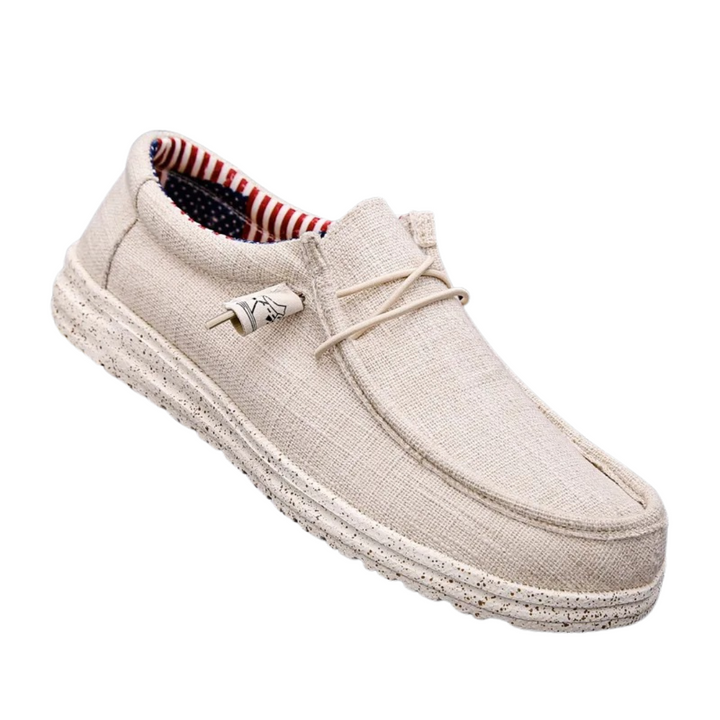 Lätta och bekväma slipon herrskor, perfekta för vardag och promenader. Stilrena loafers.