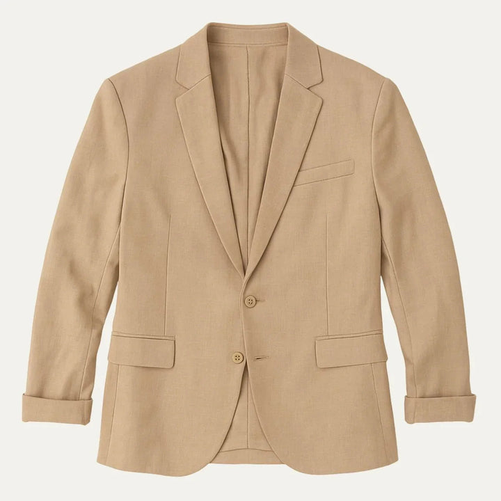 Grön elegant herrblazer. Perfekt skräddarsydd kavaj för festkläder och vårkläder.