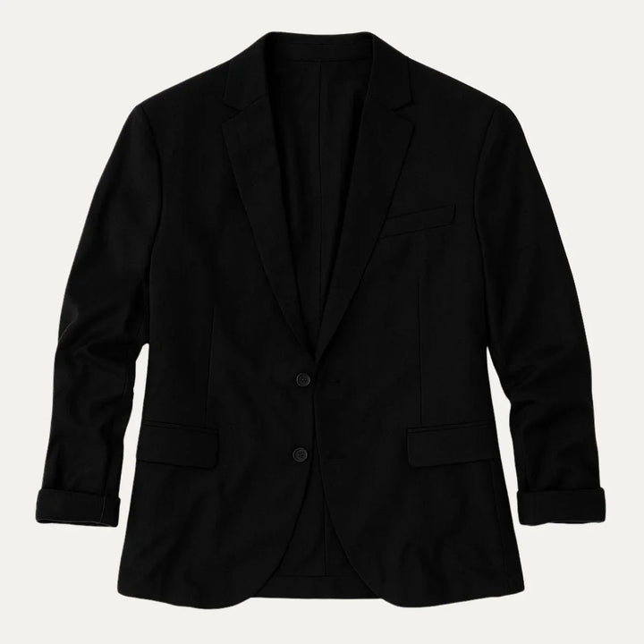Beige stilren herrblazer. Mångsidig kavaj för både formellt och avslappnat höstmode.