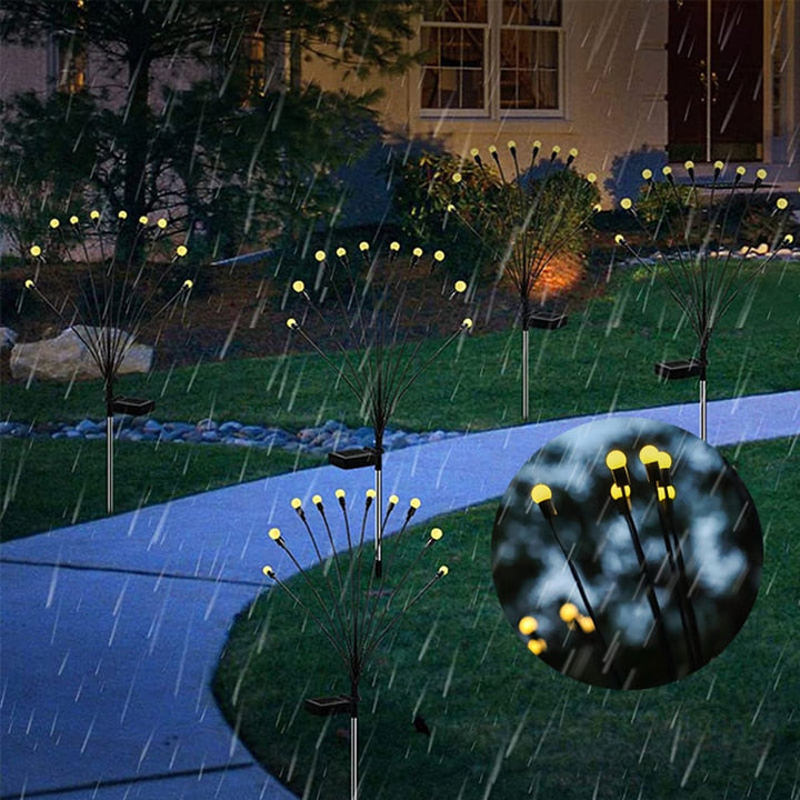 Solcellsbelysning för trädgård och uteplats. Skapa en förtrollande atmosfär med eldflugeliknande LED-ljus.
