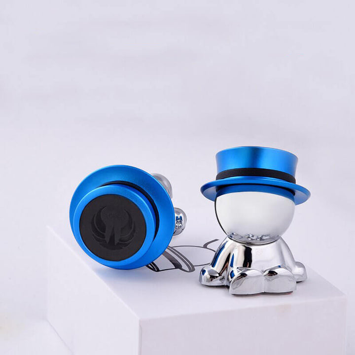Smart bilaccessoar: magnetisk telefonhållare med 360° rotation för optimal sikt under körning.