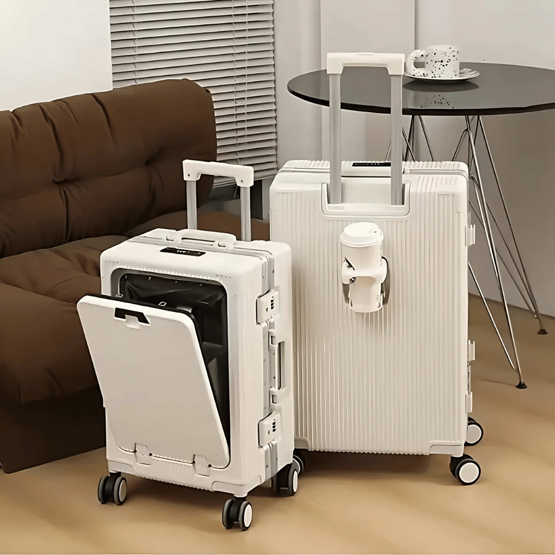 Smidig Manhattan Pro weekendväska i grått med smarta funktioner för korta resor & handbagage.