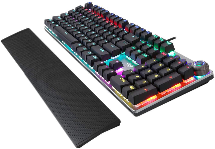 Högpresterande e-sport tangentbord med programmerbara tangenter och trådbunden stabilitet för tävling.