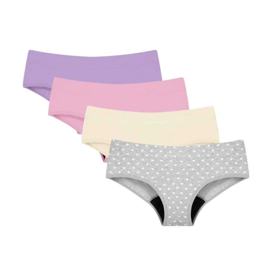 Tonårstrosor för mensperioden. Bekväma, diskreta och effektiva menstruationstrosor som mensskydd.