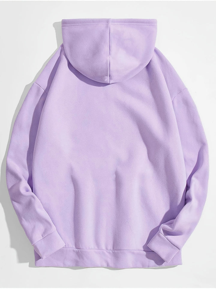 Herrhoodie för en modern, minimalistisk stil. Avslappnad och bekväm passform, idealisk för vardag och fritid.