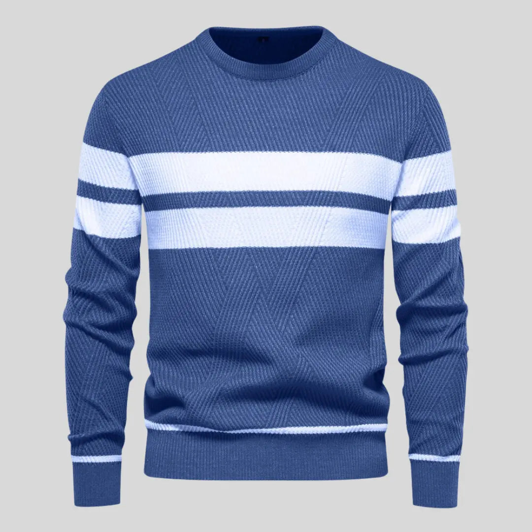 Långärmad herrtröja, elegant och bekväm. En klassisk vardagströja i stilren design för både höst och vår.