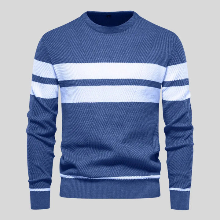 Långärmad herrtröja, elegant och bekväm. En klassisk vardagströja i stilren design för både höst och vår.