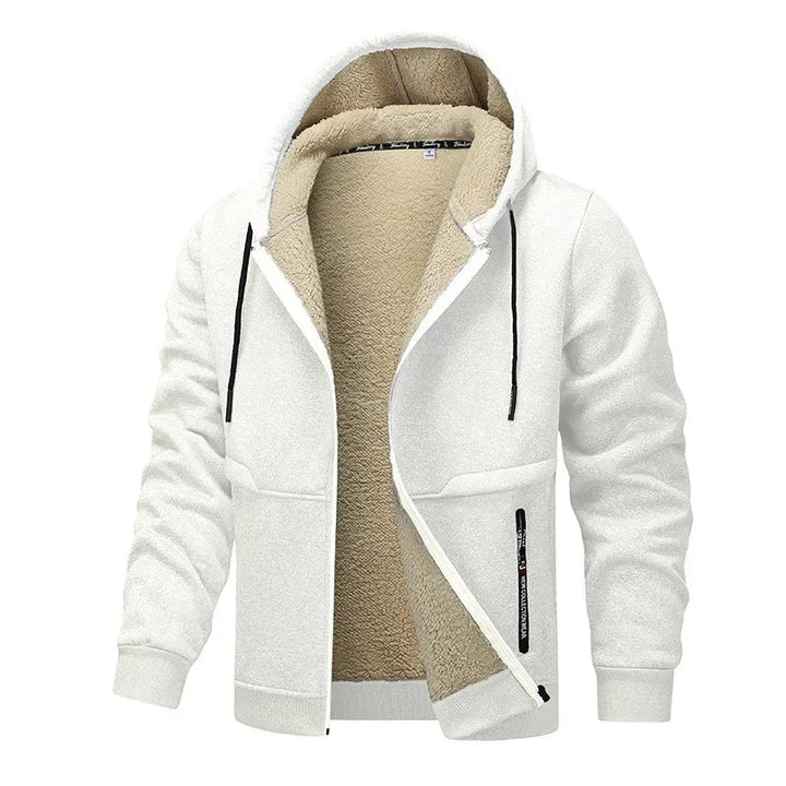 Varm fleecejacka dam. Idealisk för höst och vinter. En bekväm vardagsjacka i tidlös design.