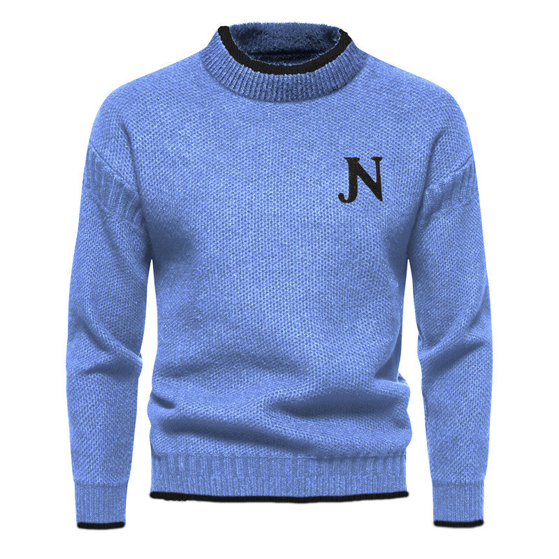 Högkvalitativ herrtröja i mjuk textil. Bekväm & stilren design, mångsidig för herrkläder; formell & avslappnad.