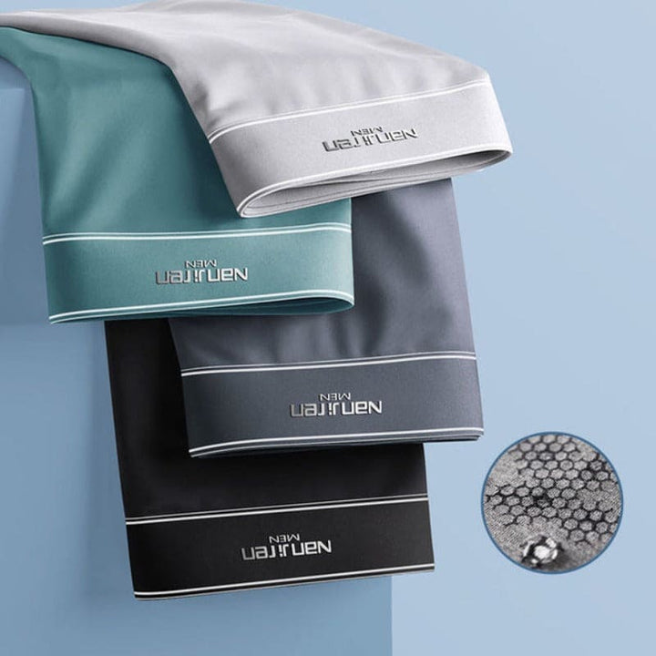 Stilrena herr boxershorts 4-pack, moderna underkläder för fräsch känsla och vardagskomfort.