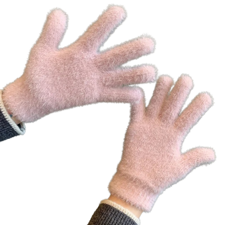 Bekväma, mjuka damvantar i varmt material. Skyddar händerna från kyla. Perfekta vinteraccessoarer.