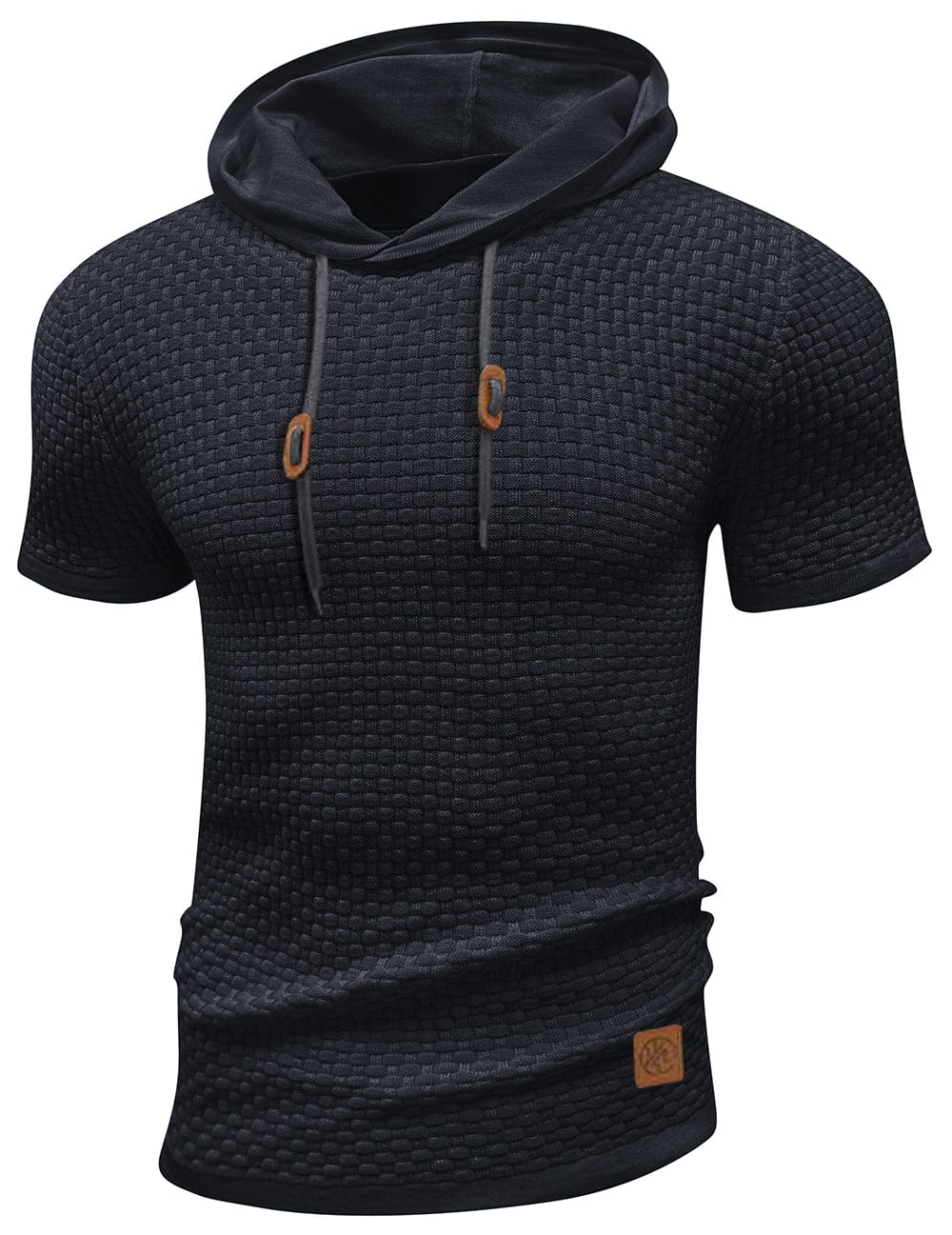 Sportig kortärmad herrhoodie som kombinerar modern stil med maximal komfort.