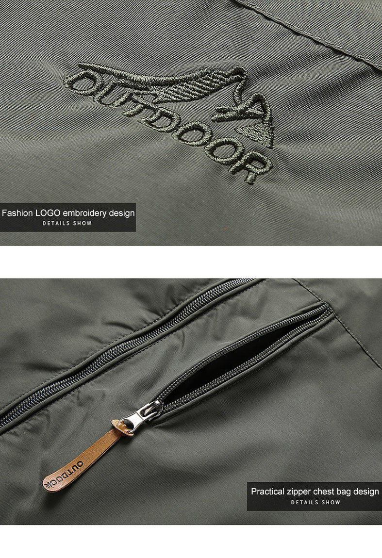 Vattenavvisande och vindavvisande herrjacka. Slitstark softshell för utomhusbruk med modern design.