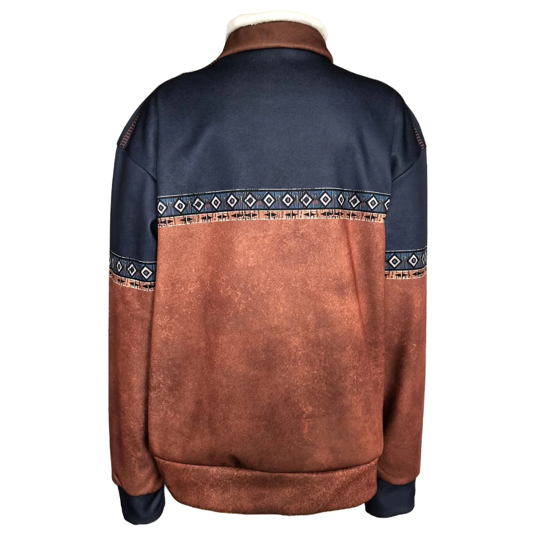 Mångsidig herrpullover med dragkedja, idealisk för höst- och vintermode. Maskintvättbar.